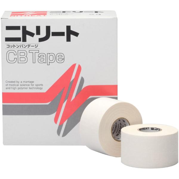 NITREAT ニトリート CBテープ 38mm×12m 8巻 テーピング 非伸縮 手切れ性あり ス...