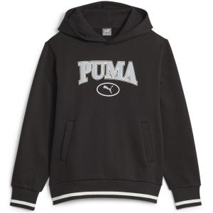 PUMA プーマ PUMA SQUAD フーディースウェット FL キッズ パーカー トップス プルオーバー 長袖 防寒 保温 カレッジ チーム 通園 通学 ジュニア 子供 678521 01｜SPG スポーツパレットゴトウ