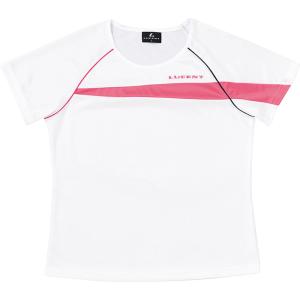 LUCENT ルーセント テニス Ladies ゲームシャツ 襟なし ホワイト XLH2310｜spg-sports