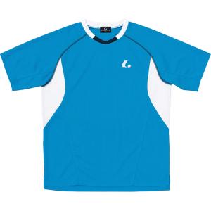 LUCENT ルーセント テニス Uni ゲームシャツ 襟なし ブルー XLH3037｜spg-sports