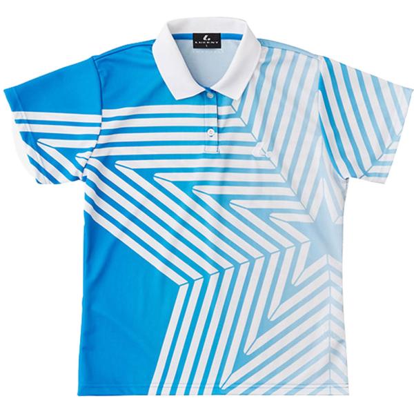 LUCENT ルーセント テニス Ladies ゲームシャツ ブルー XLP4987