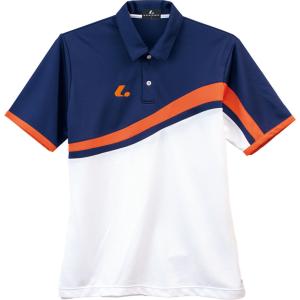 LUCENT ルーセント テニス ユニセックス ゲームシャツ ネイビー XLP8436 ネイビー｜spg-sports