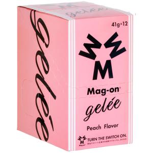 マグオン Mag-on Mag-onジュレ ピーチフレーバー 12個入 スポーツ食品 運動 半固形ゼリー 長時間運動 スポーツ サッカー 野球 持続 桃味 スポーツ飲料
