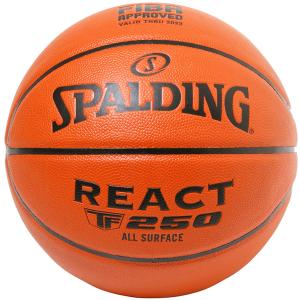 スポルディング SPALDING リアクト TF-250 JBA 6号球 バスケットボール ボール 合成皮革 SZ6 中学生以上 JBA公認球 バスケ 練習 部活 遠征 試合 大会 球技 77