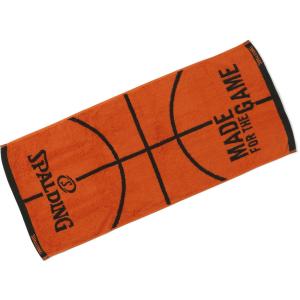スポルディング SPALDING ジャカードタオル ボールモチーフ オレンジ SAT211100