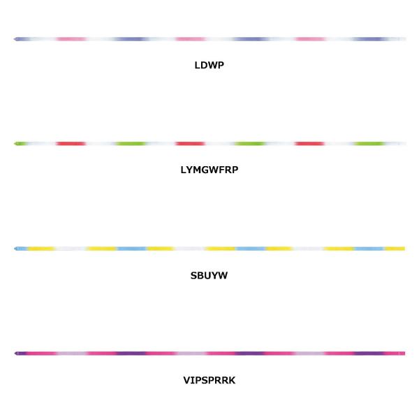 ササキ SASAKI ハイピッチグラデーションリボン 4m リボン 手具 認定マークなし エレガント...