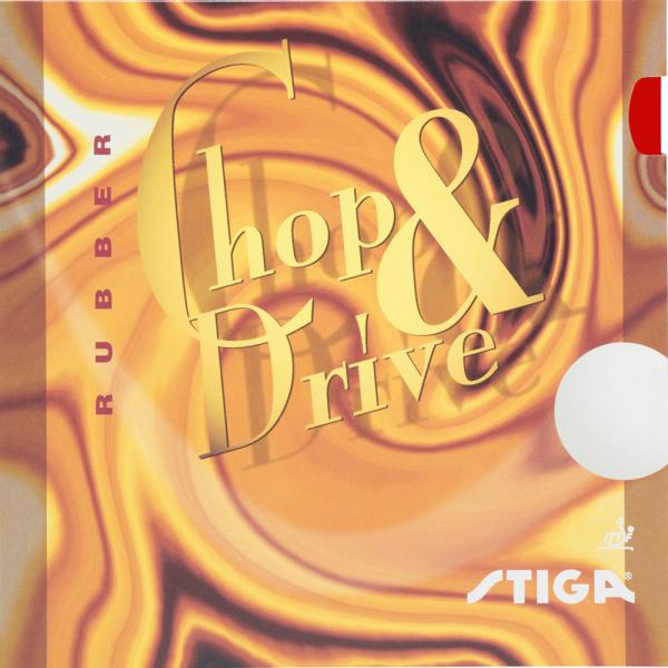 スティガ STIGA チョップ&amp;ドライブ レッド 中厚 ラバー 裏ソフト 微粘着 初心者 入門者 新...