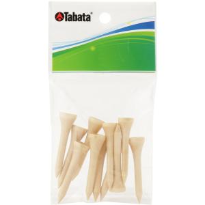 タバタゴルフ Tabata GOLF 白木ティー ショート ウッド ティー ショット 打ちっぱなし 練習 トレーニング 試合 部活 クラブ ホール ラウンド 木製 用