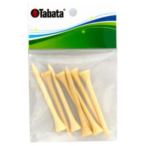 タバタゴルフ Tabata GOLF 白木ティー ロング ウッド ティー ショット 打ちっぱなし 練習 トレーニング 試合 部活 クラブ ホール ラウンド 木製 用品