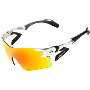 エアフライ Airfly 鼻パッドのないスポーツサングラス AF-301 C-32WV 偏光レンズ 反射防止 紫外線透過率0.1 偏光度99 視界 くっきり 熱中症対策 メガ