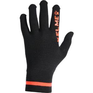 KELME ケレメ KNIT　GLOVES 9881406 BK/Fオレンジ