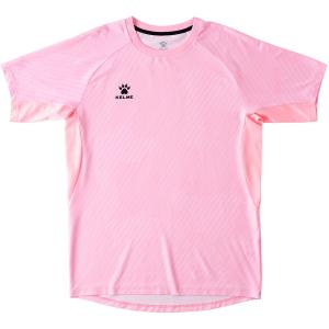 KELME ケレメ 半袖ゲームシャツ 男女兼用 ユニセックス サッカー フットサル KC20S302 ピンク｜spg-sports