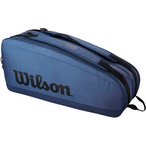 Wilson ウイルソン ウィルソン　Wilson　テニス　ラケットバッグ　TOUR　ULTRA　6　PK　RACKET　BAG　BLUE　WR8024101001 WR80241010｜spg-sports