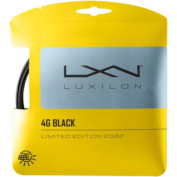 Wilson ウイルソン LUXILON 4G BLACK 125 テニス ストリング ガット 硬式...