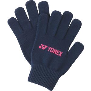Yonex ヨネックス ユニグローブ グローブ 手袋 ヒートカプセル 伸縮 45040 ネイビーブルー｜spg-sports