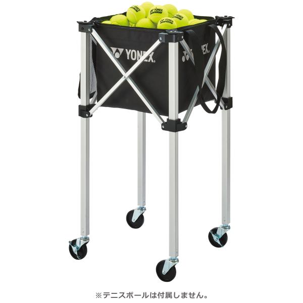 Yonex キャスター付きボールバッグ2 AC383 テニスコート用品 ボールカゴ キャリーカート ...
