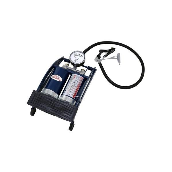 大自工業 Meltec P-20 車用空気入れ フットポンプ 足踏み式ツインシリンダー