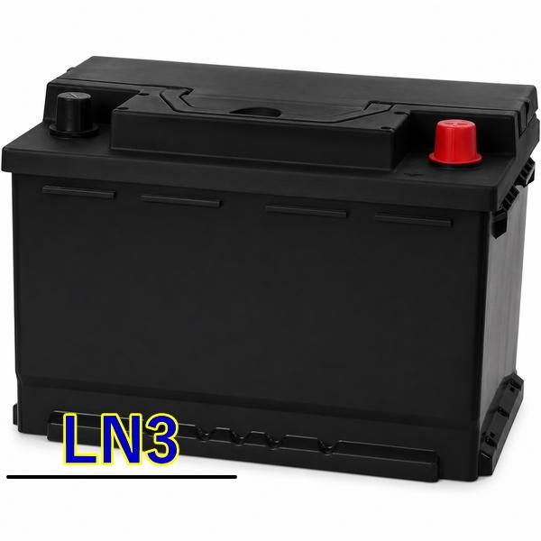 【数量限定特価】【高品質】　欧州車用カーバッテリー 品番：LN3　充電制御車／標準車対応バッテリー　...