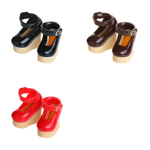 [20cmDoll・ミディブライス用]マグネット入りベルト付ウェッジソール