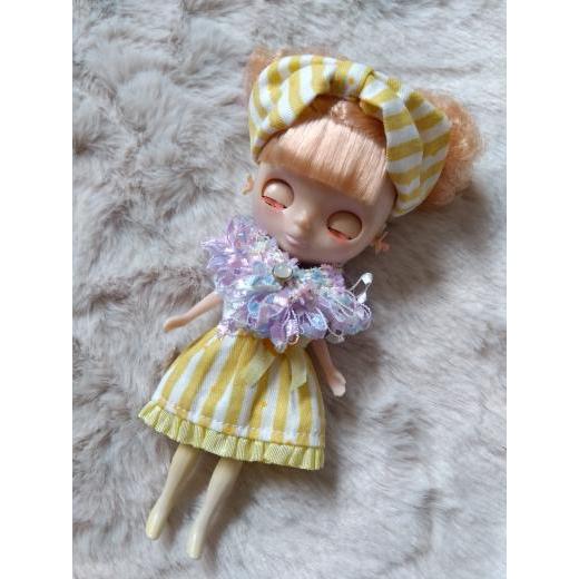 11cmDoll・プチブライス用  NEODOLL「ワンピース・カチューム・つけ襟セット」