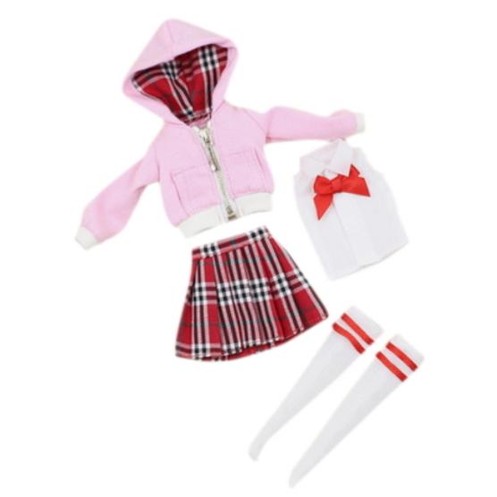 [1/6Doll・ネオブライス用]パーカー付き制服セット☆ネコポス可
