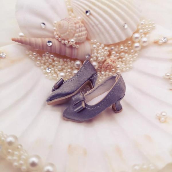 [1/6Doll・ネオブライス可動ボディ用]サテンリボンハイヒール