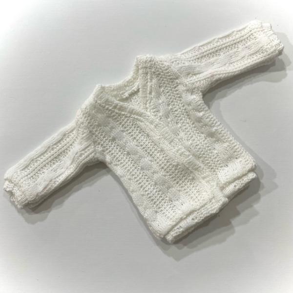 [1/6Doll・ネオブライス用] 編みニットカーディガン