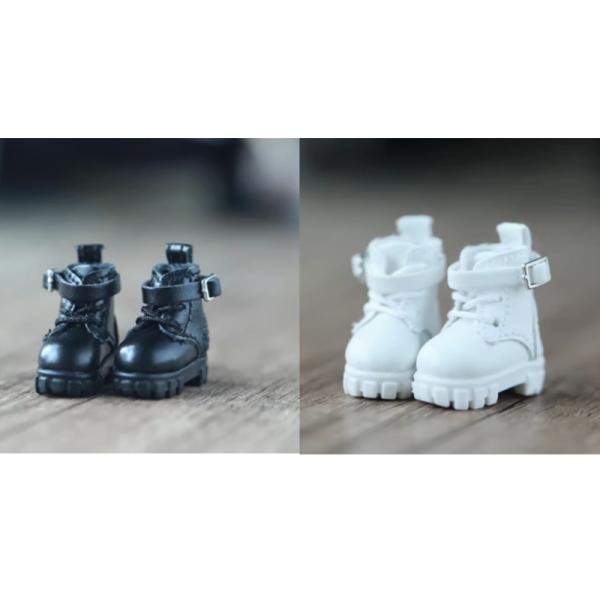[20cmDoll・ミディブライス用]ベルト付きハイカットブーツ