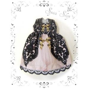 [20cmDoll] ミディブライス用 spicaオリジナルプリントワンピース(ロココチュール)
