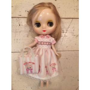 [20cmDoll・ミディブライス用] spicaオリジナルプリントジャンパースカート「お着ぐるみ（...