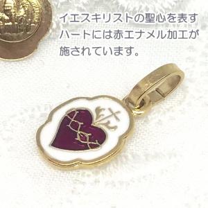 金色イエスキリストの聖心ミニメダイユ パリ サ...の詳細画像1