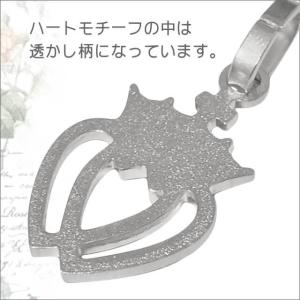 銀色透かしハートクラウン紋章のメダイユ パリ ...の詳細画像3