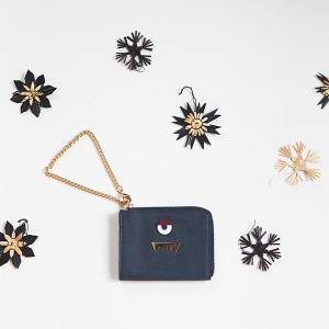ACCOMMODE アコモデ ハンサムスマイル ハーフムーン 三つ折財布 ACCOMMODE（アコモデ） ミニ財布 三つ折り財布 DISNEY ディズニー