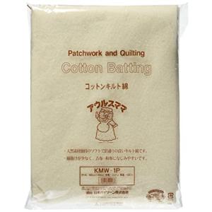 バイリーン コットンキルト綿 100cm×100cm 白 KMW-1P