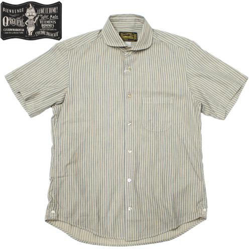 オルゲイユウィンザーカラー半袖シャツ Windsor Collar Short Sleeve Shi...