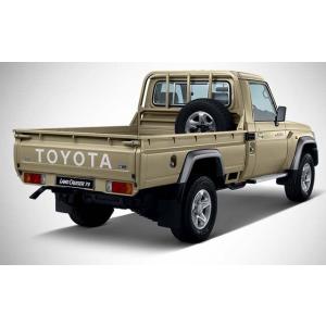 ランドクルーザー70 海外仕様トヨタ純正パーツ ランクル70 ピックアップ GRJ79 リアゲートステッカー TOYOTA 白｜spiestore