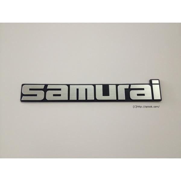 スズキ ジムニー 海外輸出仕様純正 リアエンブレム Samurai