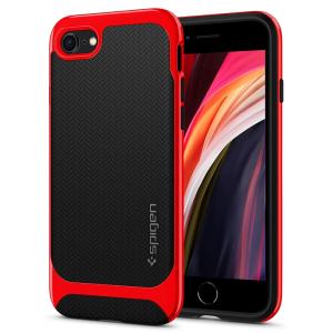 iPhone SE [第2世代] / iPhone8 / 7 ケース Spigen ネオ・ハイブリッド ヘリンボーン二重構造 バンパー 耐衝撃 米軍MIL規格取得 ワイヤレス充電