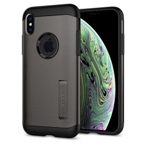 iPhone XS / X ケース Spigen スリム・アーマー 耐衝撃 TPU 米軍MIL規格取得 指紋防止 シュピゲン 063CS25133