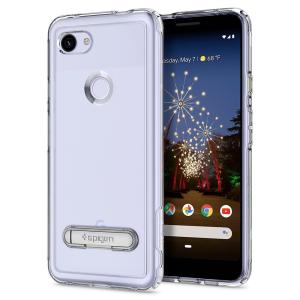 Google Pixel 3a ケース Spigen スリム・アーマー クリスタル 耐衝撃 スタンド付き ピクセル3a ケース シュピゲン F23CS26218