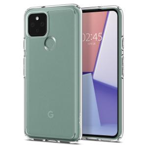 Google Pixel 5 ケース Spigen ウルトラ・ハイブリッド 全面 クリア 透明 耐衝撃 米軍MIL規格取得 カメラ保護 衝撃吸収 シュピゲン ACS01897