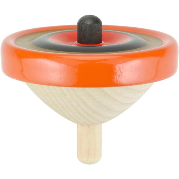 フローリングにも優しい初心者向け木芯独楽 【木のカンタンこま】 こまひも1本付き