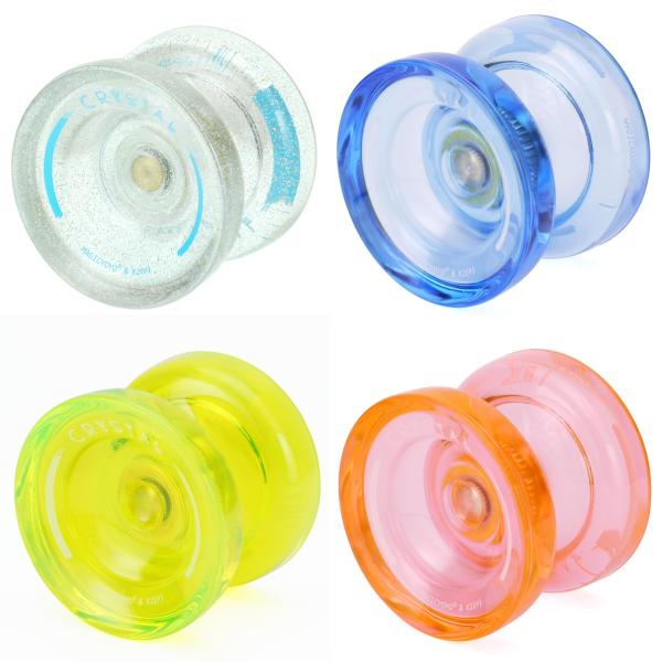 MagicYoYoのノウハウを生かした衝撃的な低価格プラスチック製ヨーヨー! クリスタル クリアカラ...