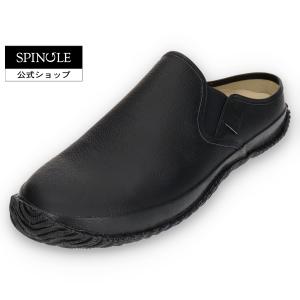 SPINGLE 返品送料無料 スピングル スライドサンダル カンガルーレザー