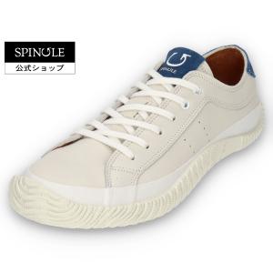 SPINGLE(スピングル) SP-107IL White/Navy ホワイト/ネイビー メンズ レディース スニーカー レザースニーカー 国産 広島 スピングル
