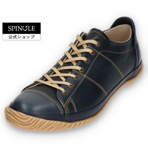 SPINGLE (スピングル) SP-272 Navy ネイビー メンズ レディース スニーカー レザースニーカー  日本製 広島