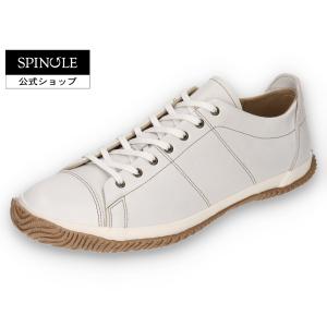 SPINGLE (スピングル) SP-272 White/Brown ホワイト/ブラウン メンズ レディース スニーカー レザースニーカー 白 日本製 広島