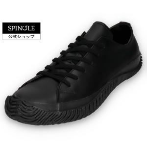 SPINGLE (スピングル) SP-111IL Black ブラック メンズ レディース スニーカー レザースニーカー カンガルーレザー 日本製 広島