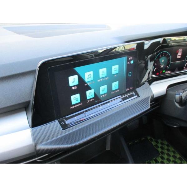 VW ゴルフ8(GOL8) ディスプレイハンドレスト/カーボンスタイル【CA-Sport】