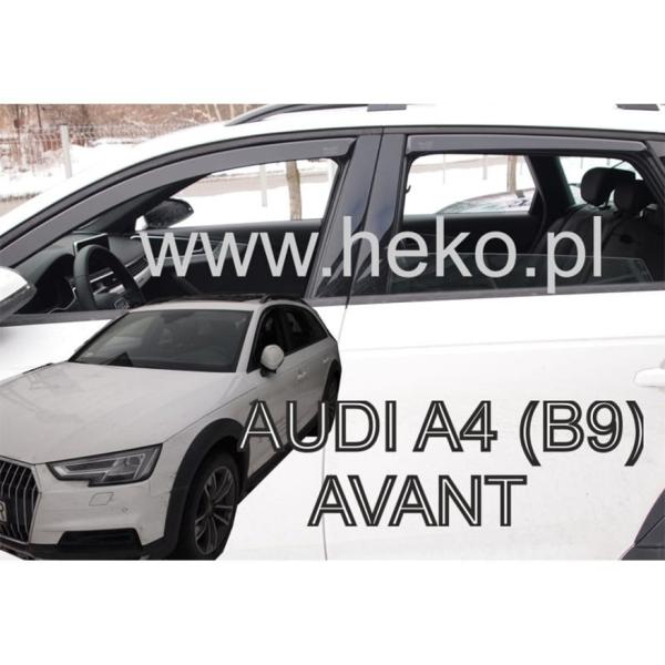 アウディ/AUDI A4(8W/B9)/アバント ドアバイザーF＆Rset【Team HEKO/ヘコ...